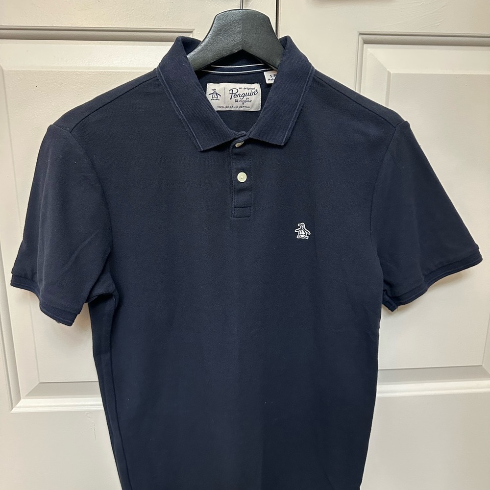 Original Penguin Men's Navy Polo Shirt